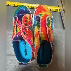 NWT Outwoods Tie-Dye Slip-On Sneakers